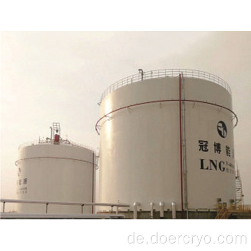 Vollständige Eindämmung von kryogenen LNG-Lagertanks mit flachem Boden